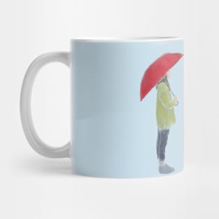 The Red Umbrella Mug